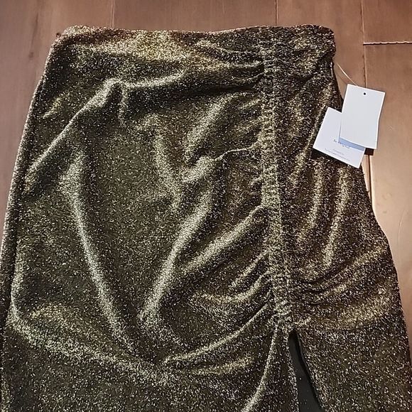 Originality Skirt in Black/Gold sz S - Picture 2 of 4